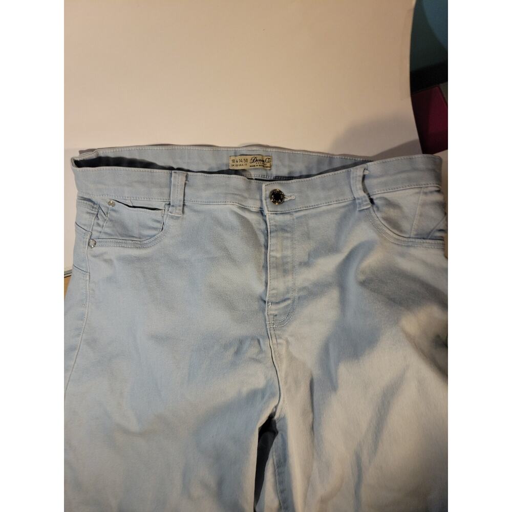 Denim Co. Womens Light Wash Jeans Size 14